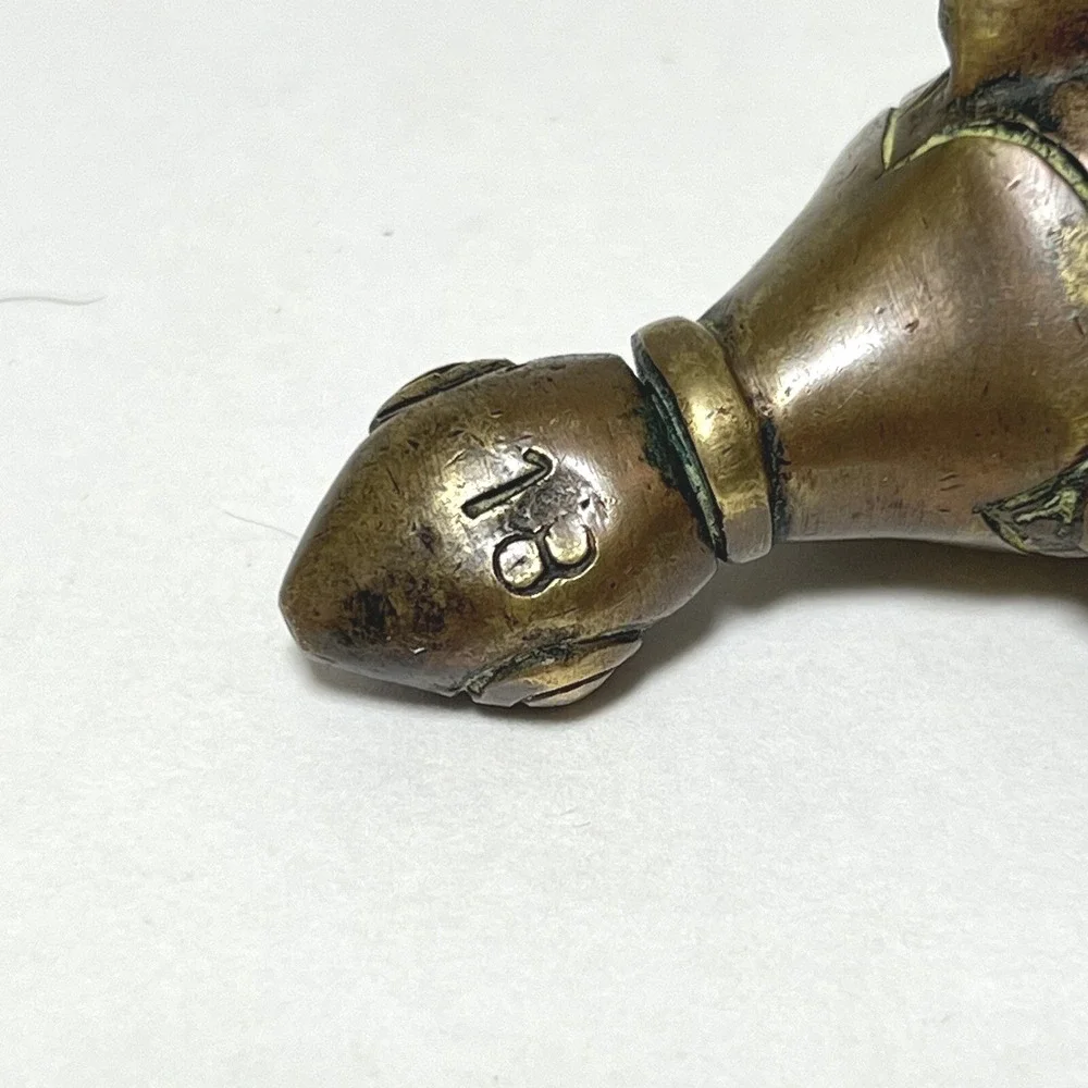 Antique Brass Fish‎ Surma Dani Eyeliner Vintage Old Rare Collectible